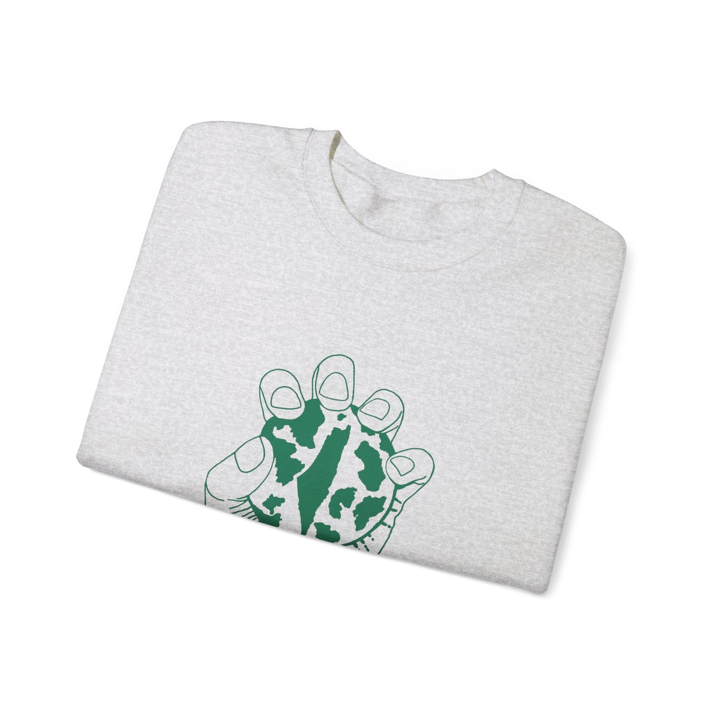 All Over The World Crewneck (Green Design)