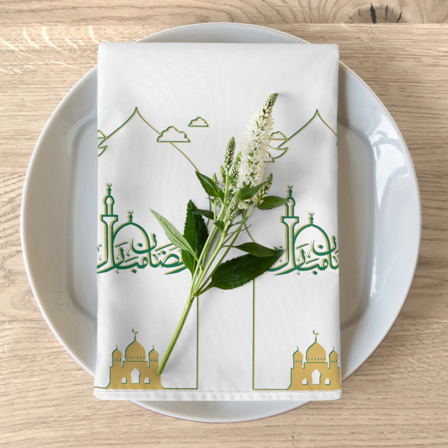 Servilletas Ramadán Mubarak (4 piezas)